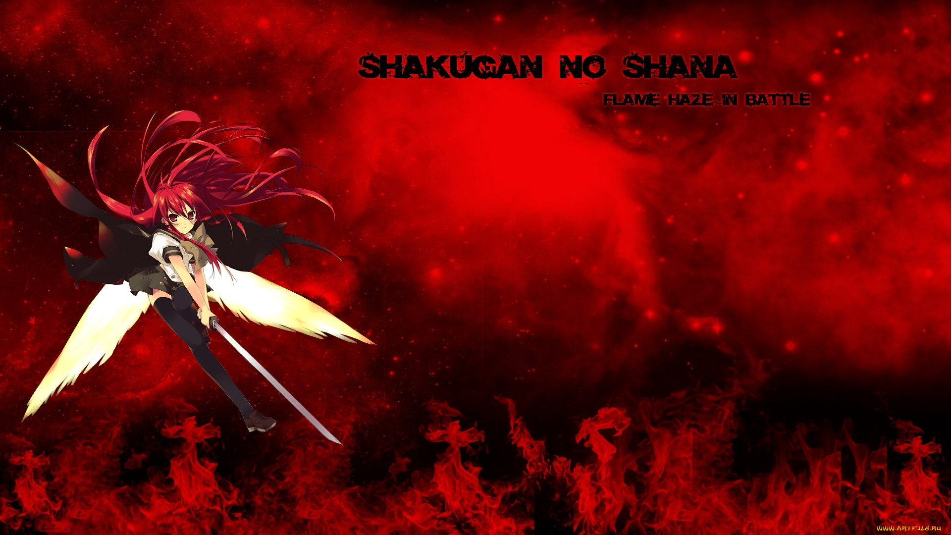 Обои аниме 1600х900 HD Shakugan no Shana